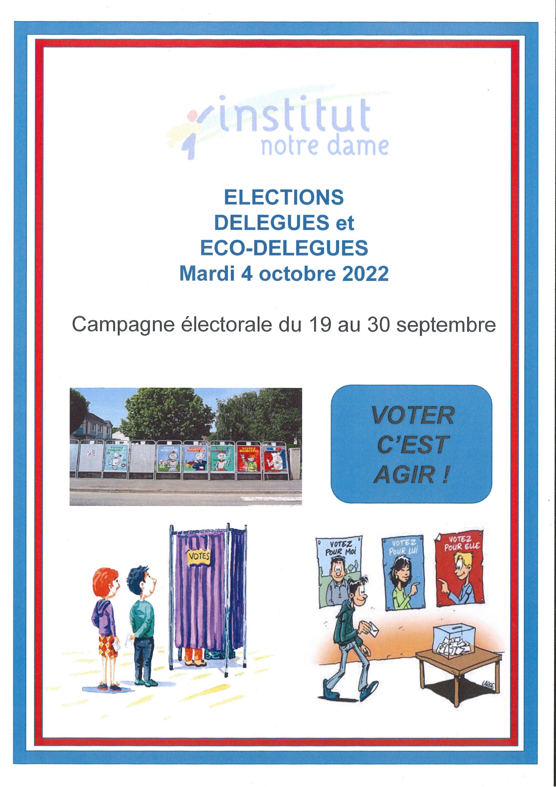 Election Des Délégués De Classe Et éco Délégués Du Cm2 à La 3e Notre