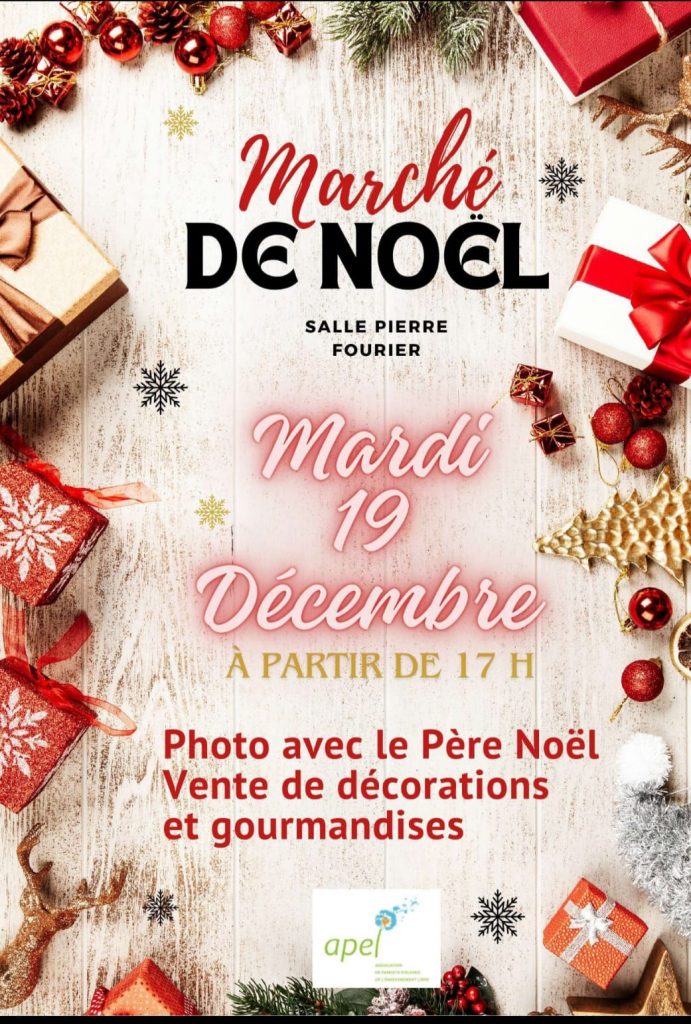 marché de noël institut notre dame orbec 19 décembre 2023